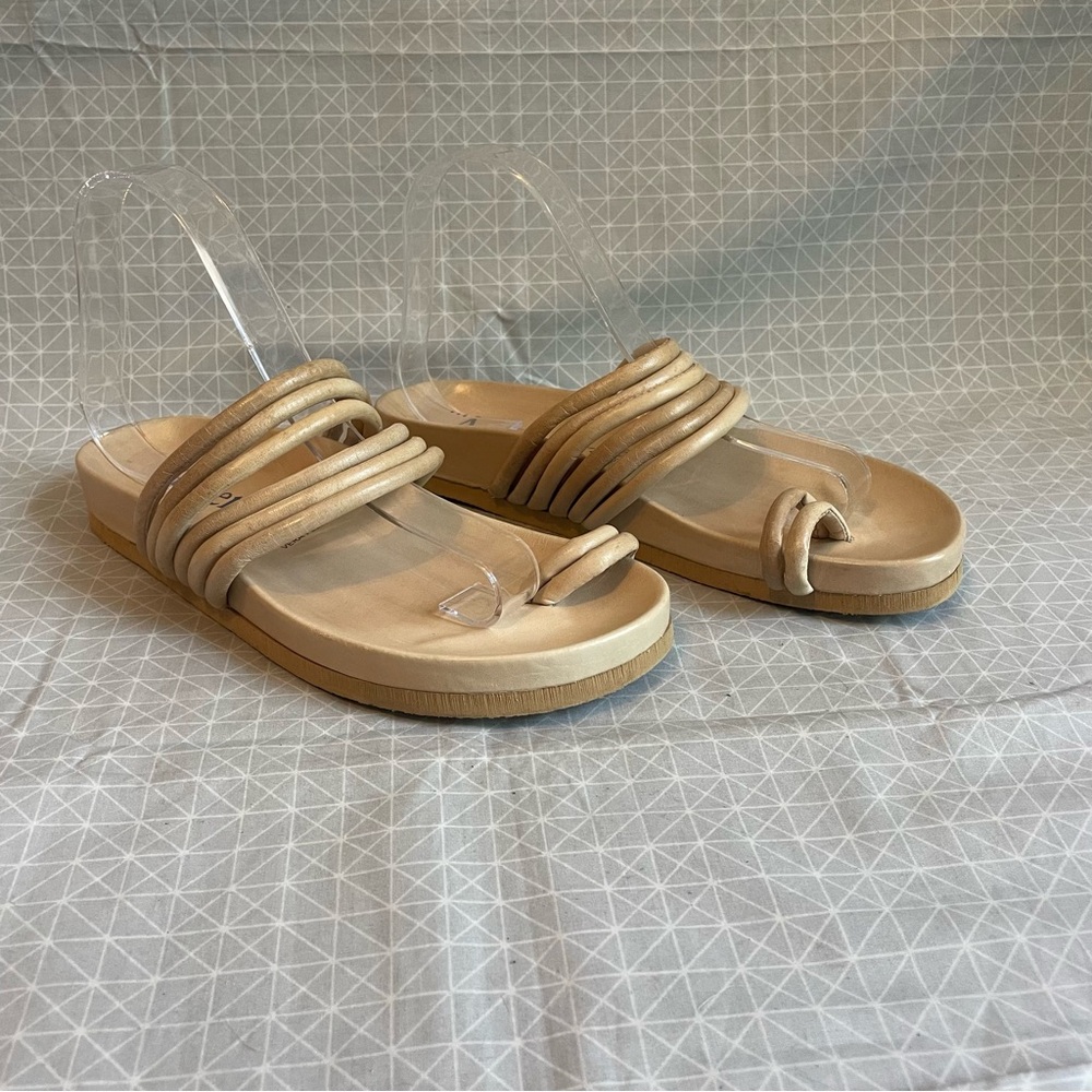 Antenora Ginco Strappy Sandals in Nude‎ Leather 38